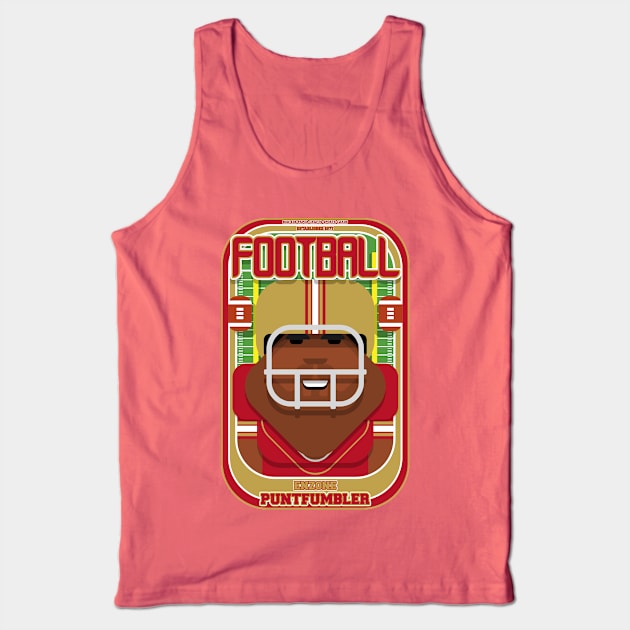 American Football Red and Gold - Enzone Puntfumbler - Hayes version Tank Top by Boxedspapercrafts